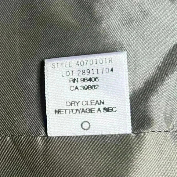 Theory Gray Wool Blend Tailored Single Button Shoulder Pads Career Blazer Size 6 - Picture 4 of 7